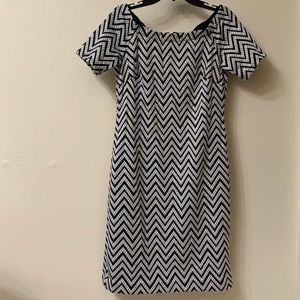 Black and white dress